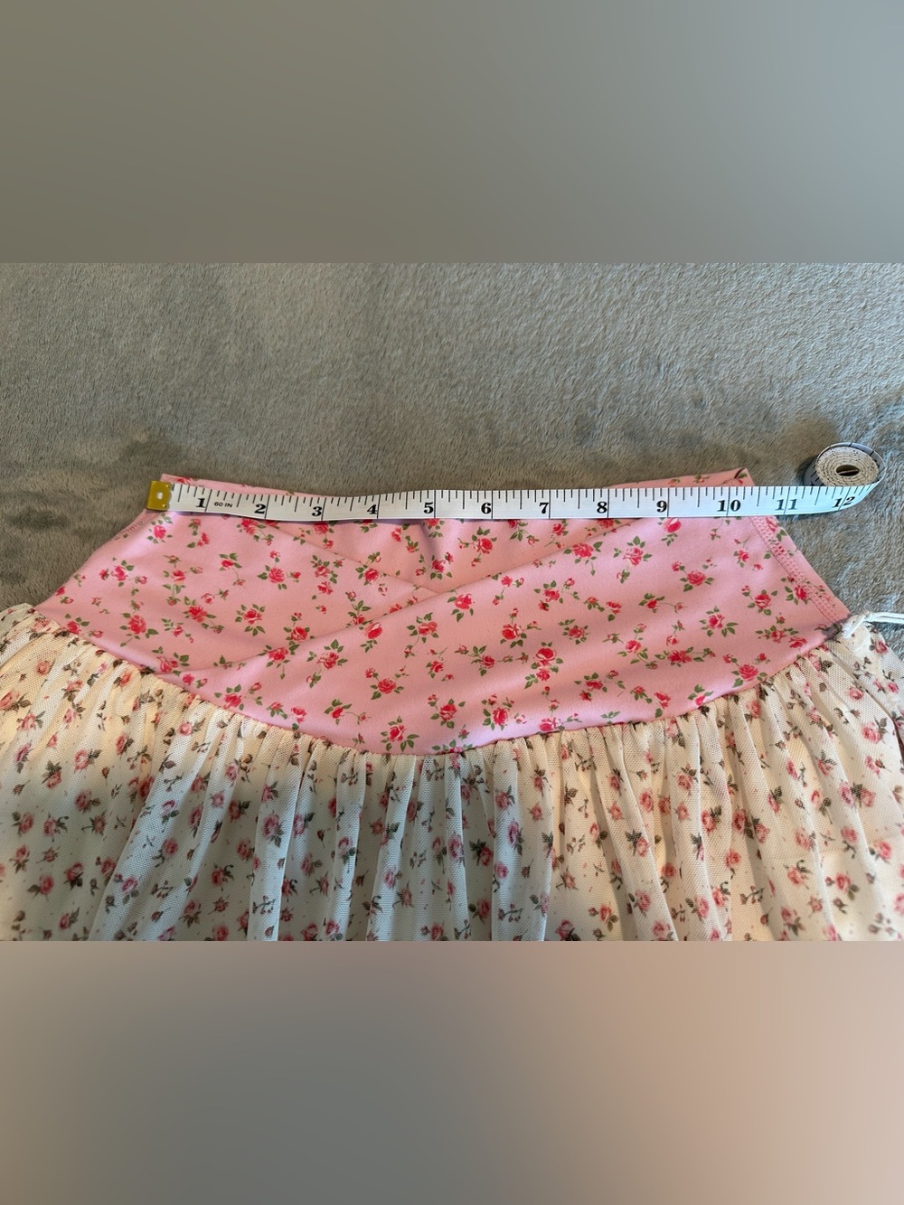 NWT Blogilates Ballerina Skort - Pink Floral Print - Picture 6 of 11